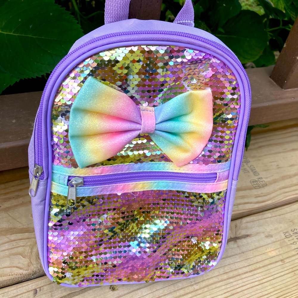 NWT Lavender Purple Small Sequence Backpack
